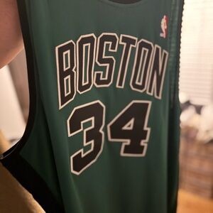 Paul pierce autograph Boston Basketball Jersey